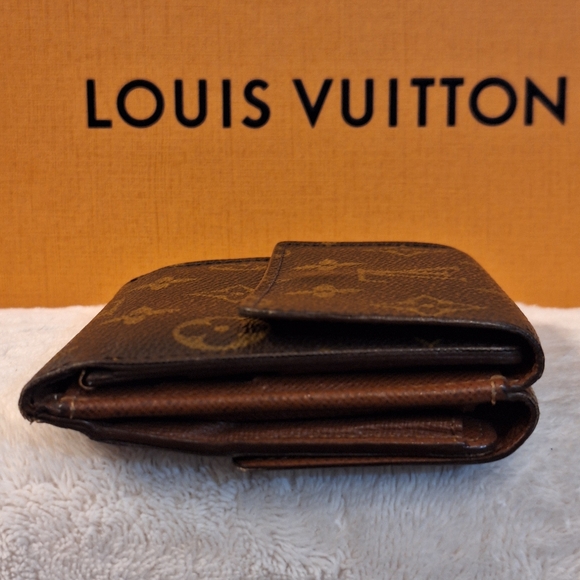 EUC Louis Vuitton Porte Monnaie Bier Cartes Double Flap - Picture 4 of 15